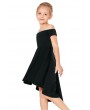 Black All The Rage Skater Dress for Little Girls